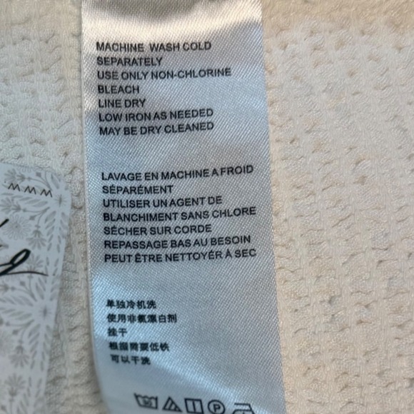 NWT Free People Ashley Tank, Cropped, Optic White, Size Medium - Picture 6 of 9